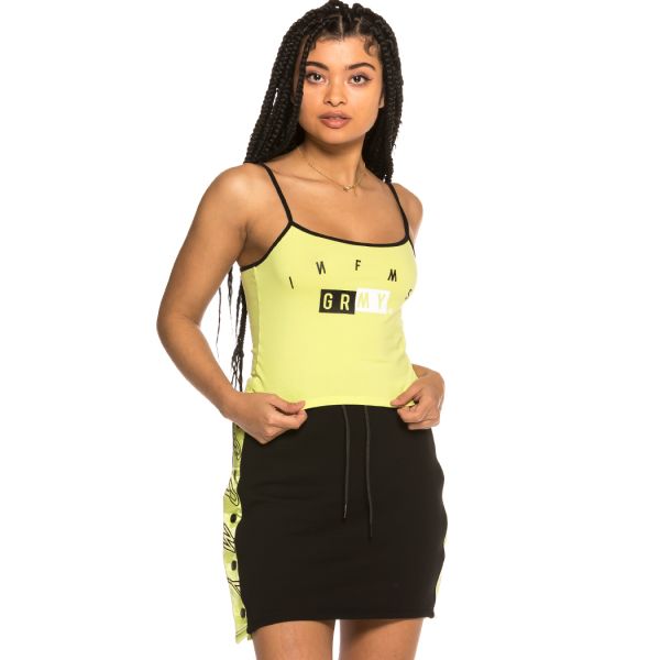 Camiseta Grimey Chica F.A.L.A. Girl Top SS19 Lime