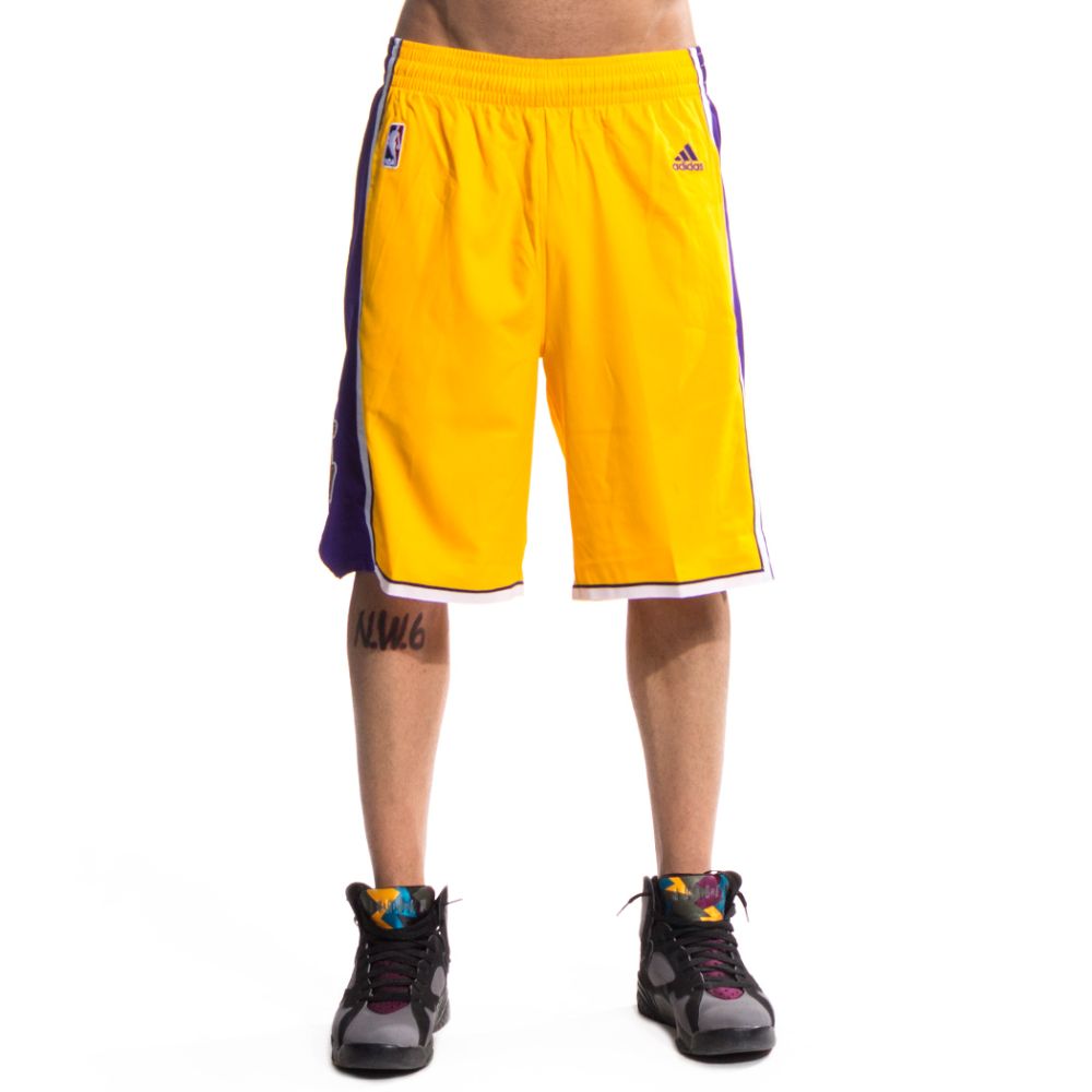 BERMUDA ADIDAS NBA LAKERS SS17 YELLOW