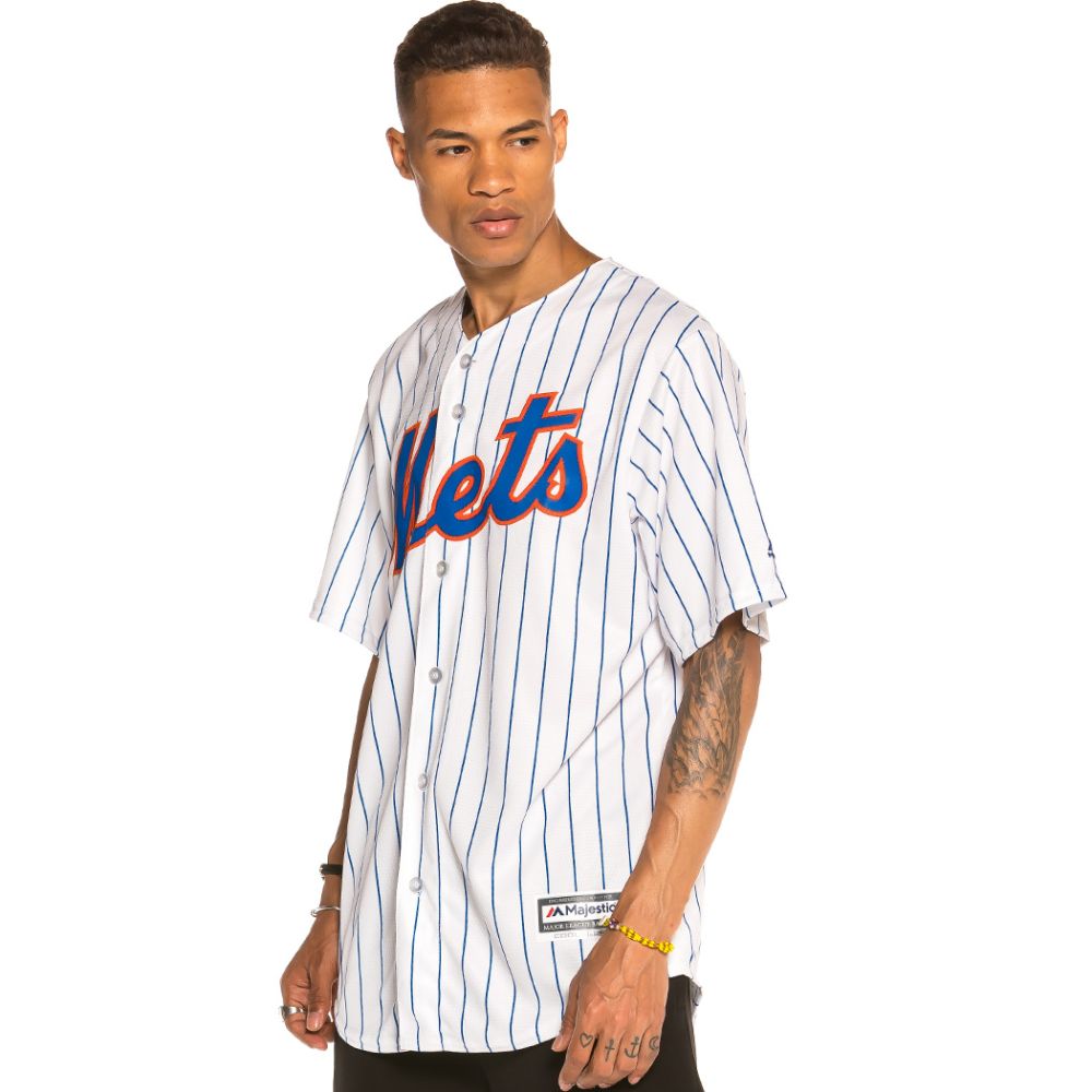 Camiseta Majestic Replica New York Mets FW19 white