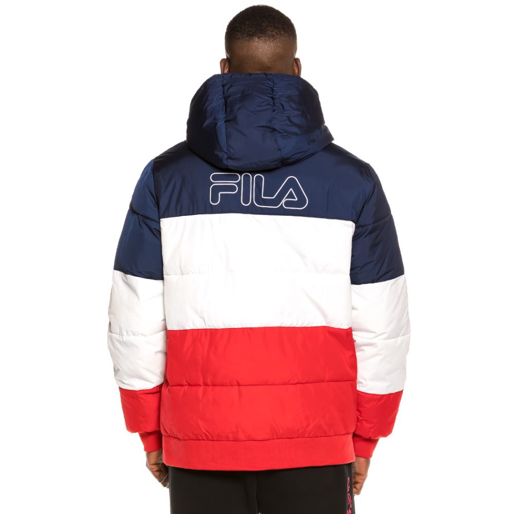 Chaqueta Fila Men Lassad Puffed Jacket FW20 Black Iris