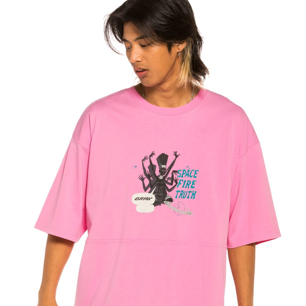 Camiseta grimey best sale rosa