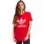 CAMISETA CHICA ADIDAS AOP BF TEE SS17 RED