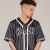Camiseta Karl Kani Pinstripe Baseball spring23 Black