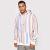 Sudadera Karl Kani Stripe Hoodie Winter23 - Light Blue